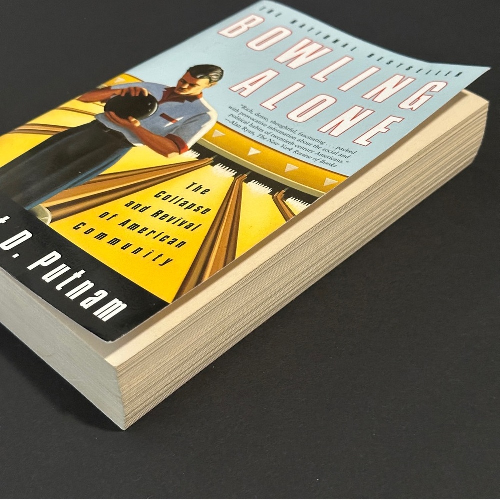 Bowling Alone by Robert D. Putnam | Sociology, Political Theory |Paperback Book - Picture 5 of 10
